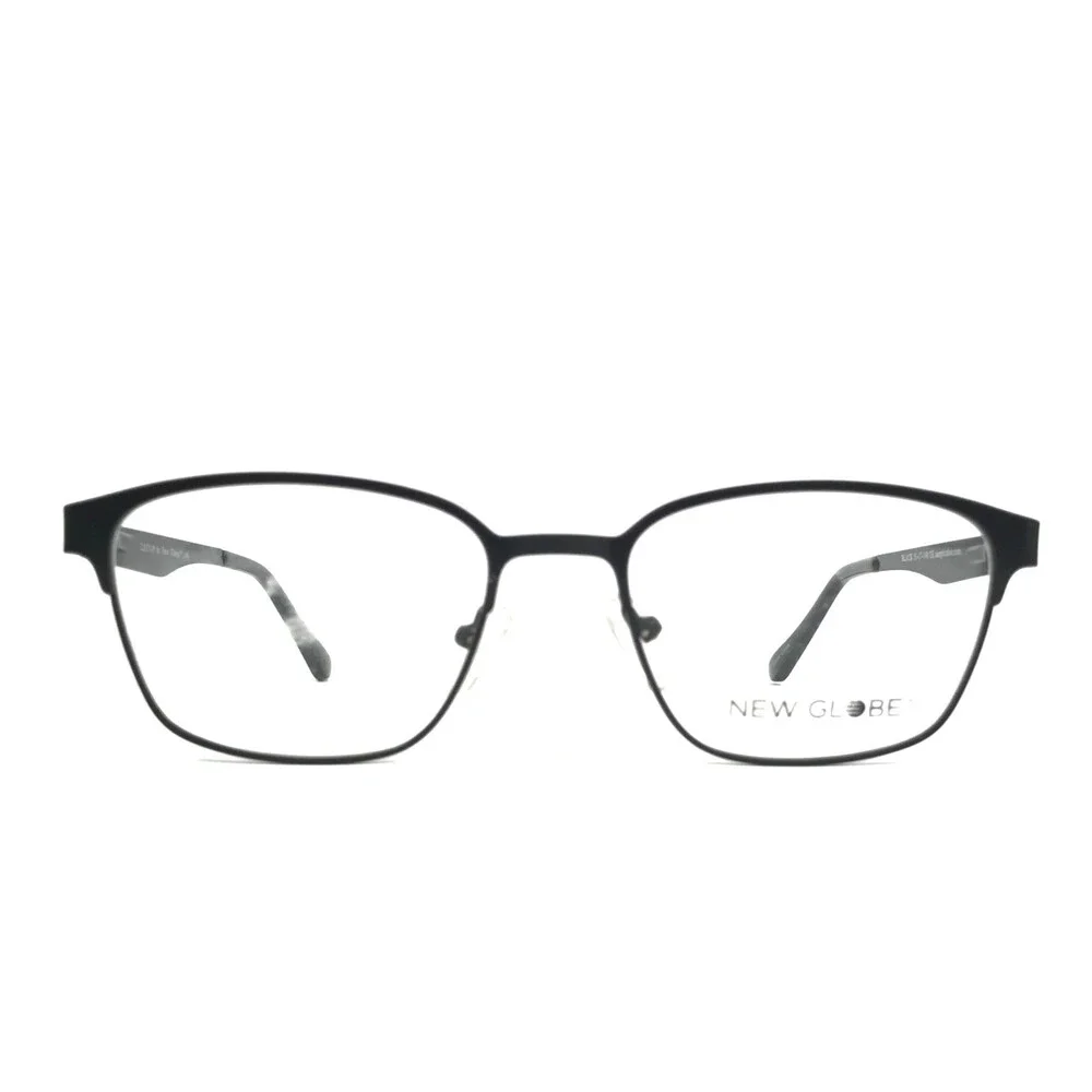 New Globe Eyeglasses Frames L5171-P BLACK Rectangle Full Rim 51-17-140